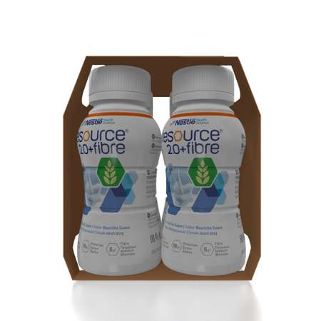 Смесь Nestle Resource 2+Fibre персик 0.2л