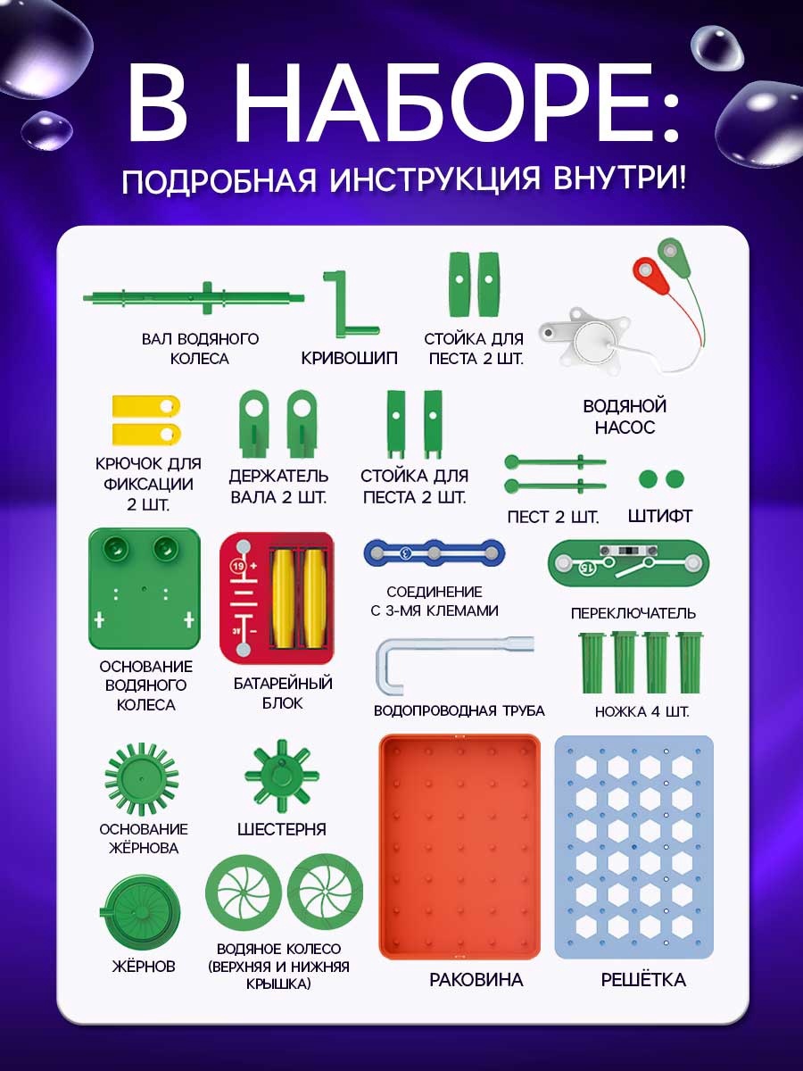 Набор для опытов Эврики Водяная мельница - фото 2