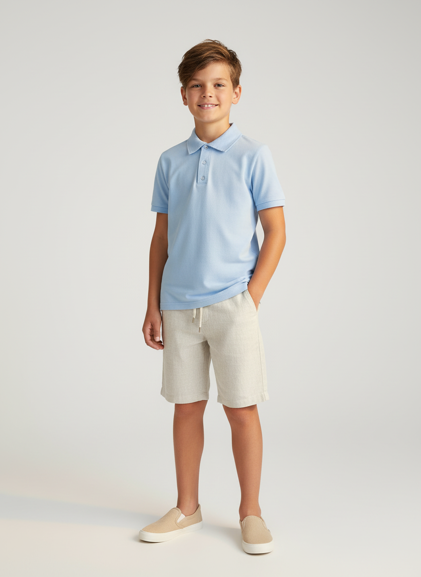 Поло Утенок 659 голубой - фото 1