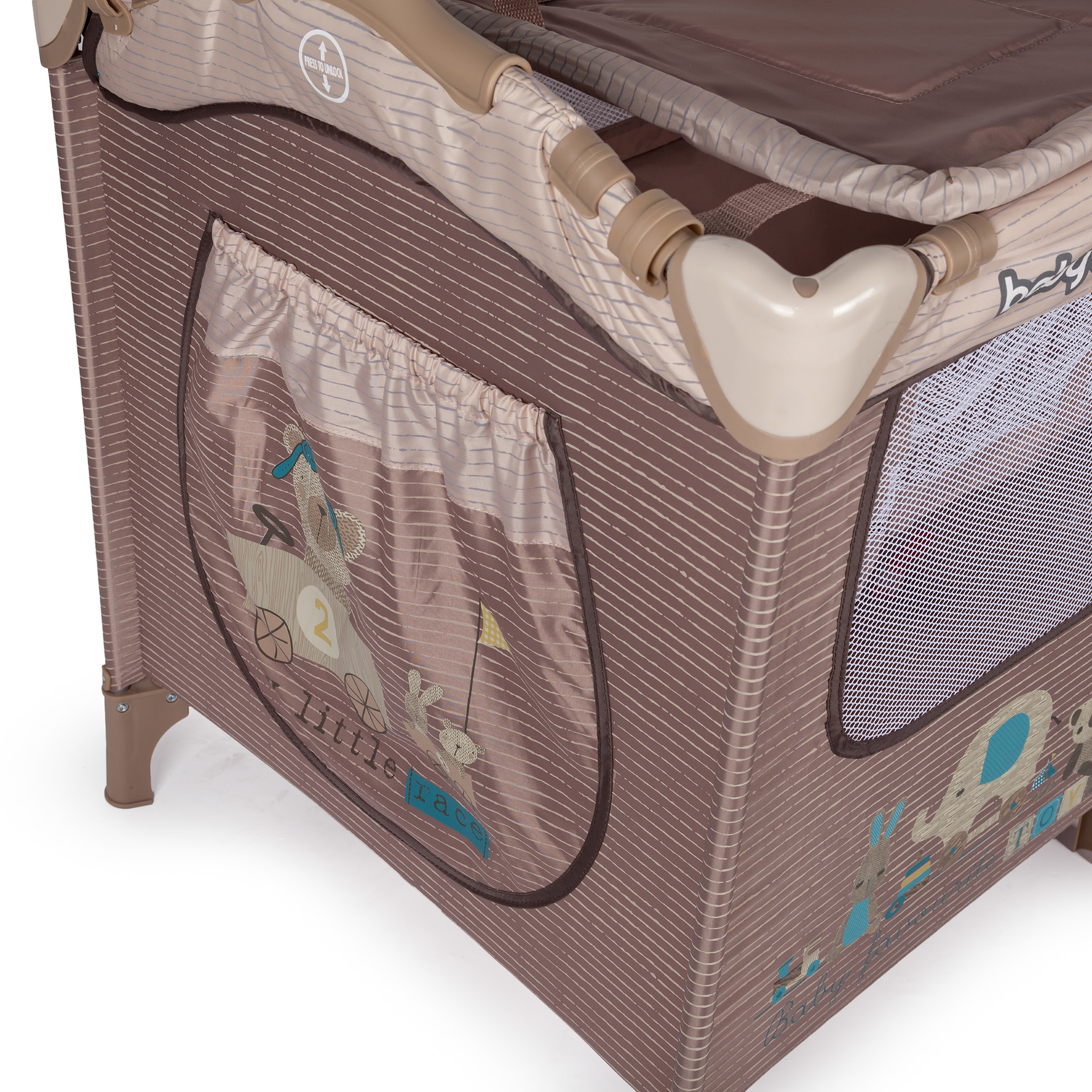 Манеж-кровать Babyton Khaki P610/KHAKI - фото 6