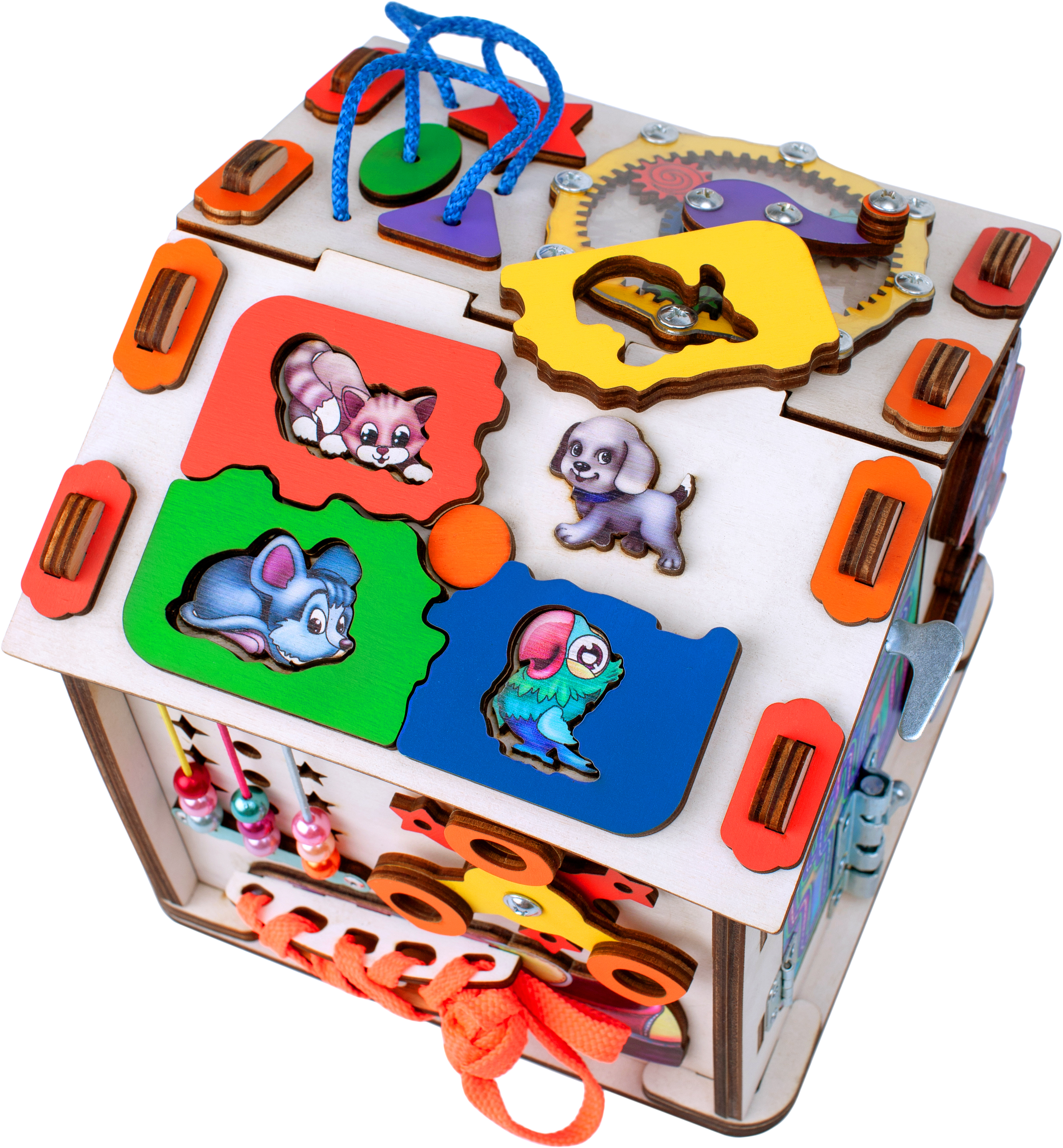 Игрушка Jolly Kids бизиборд Волк - фото 5