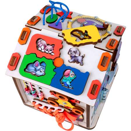 Игрушка Jolly Kids бизиборд Волк