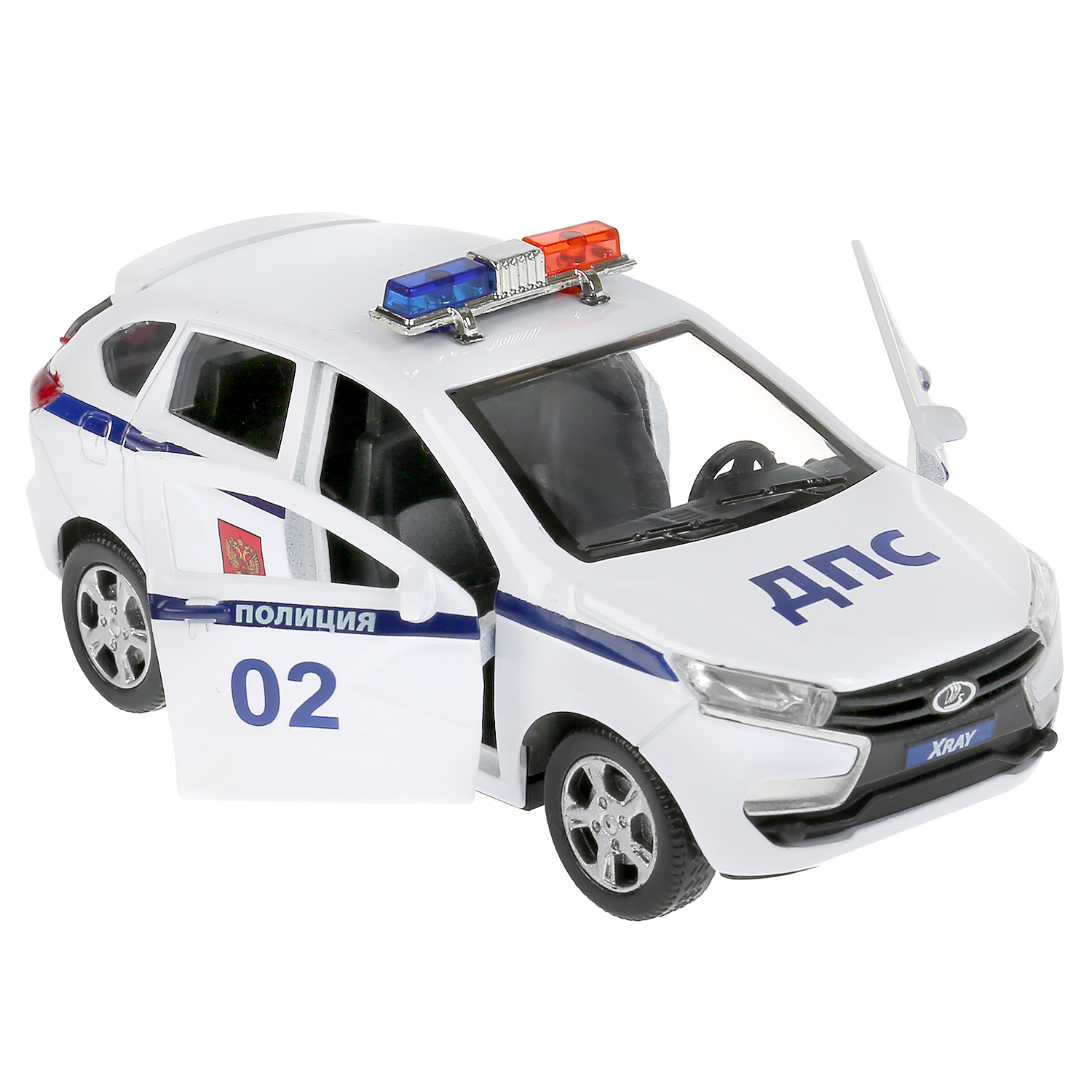Полицейская машина Технопарк LADA XRAY 297507 - фото 5