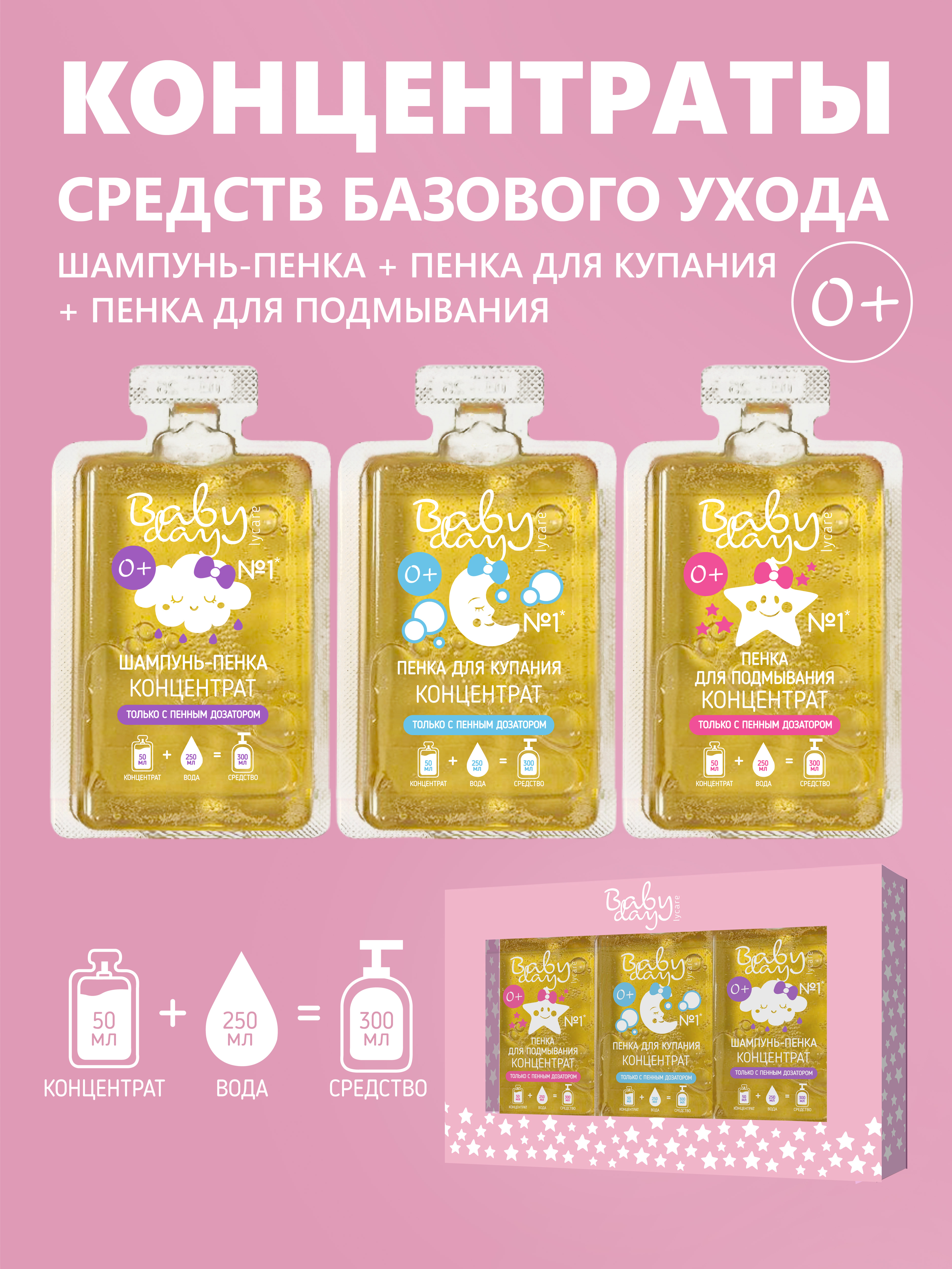 Концентрат LYCARE BabyDay 3шт. х 50мл - фото 2