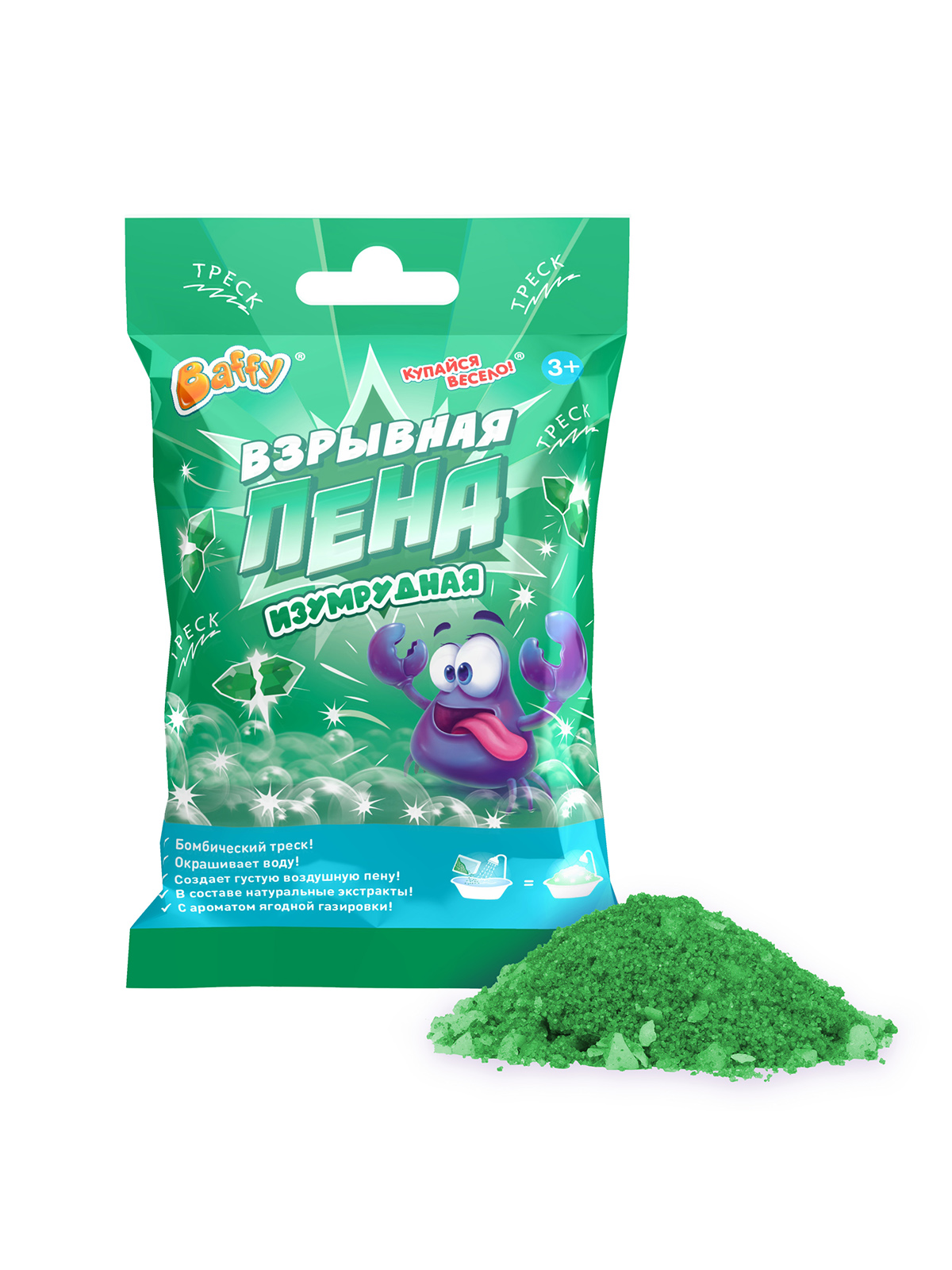 Пена Baffy изумрудная - фото 1