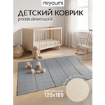 Детский складной коврик Miyoumi двусторонний 120 x 180 см