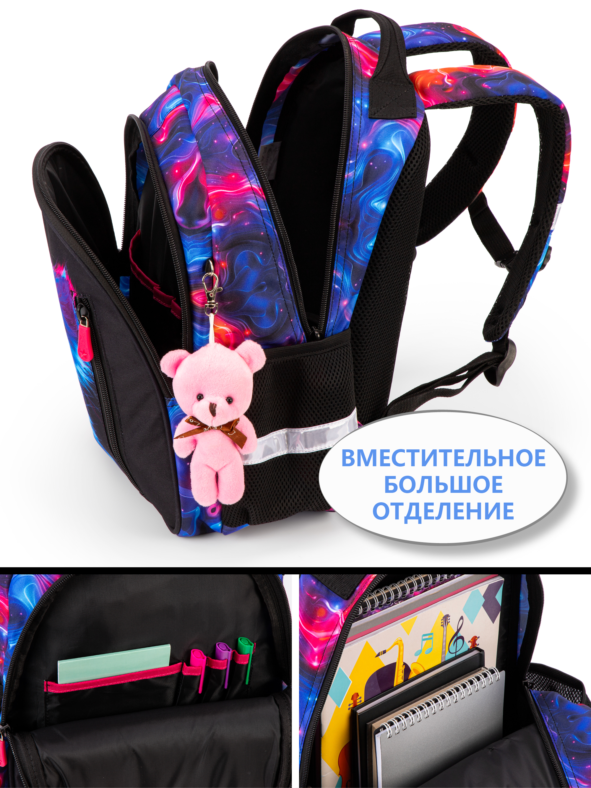 Рюкзак School Standard первокласснику набор 4 в 1 - фото 8