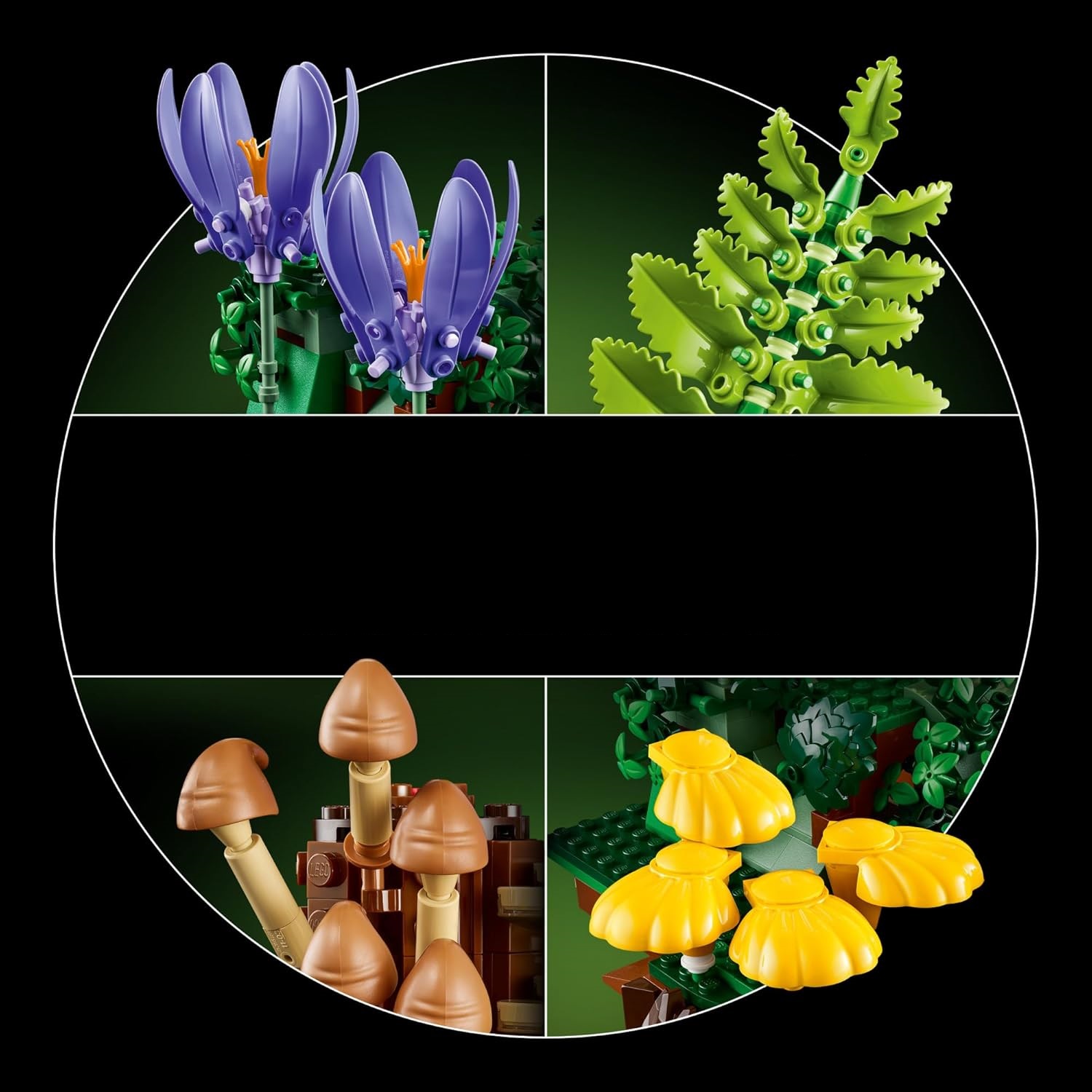Конструктор LEGO Botanicals Лесные грибы 806 дет. - фото 5