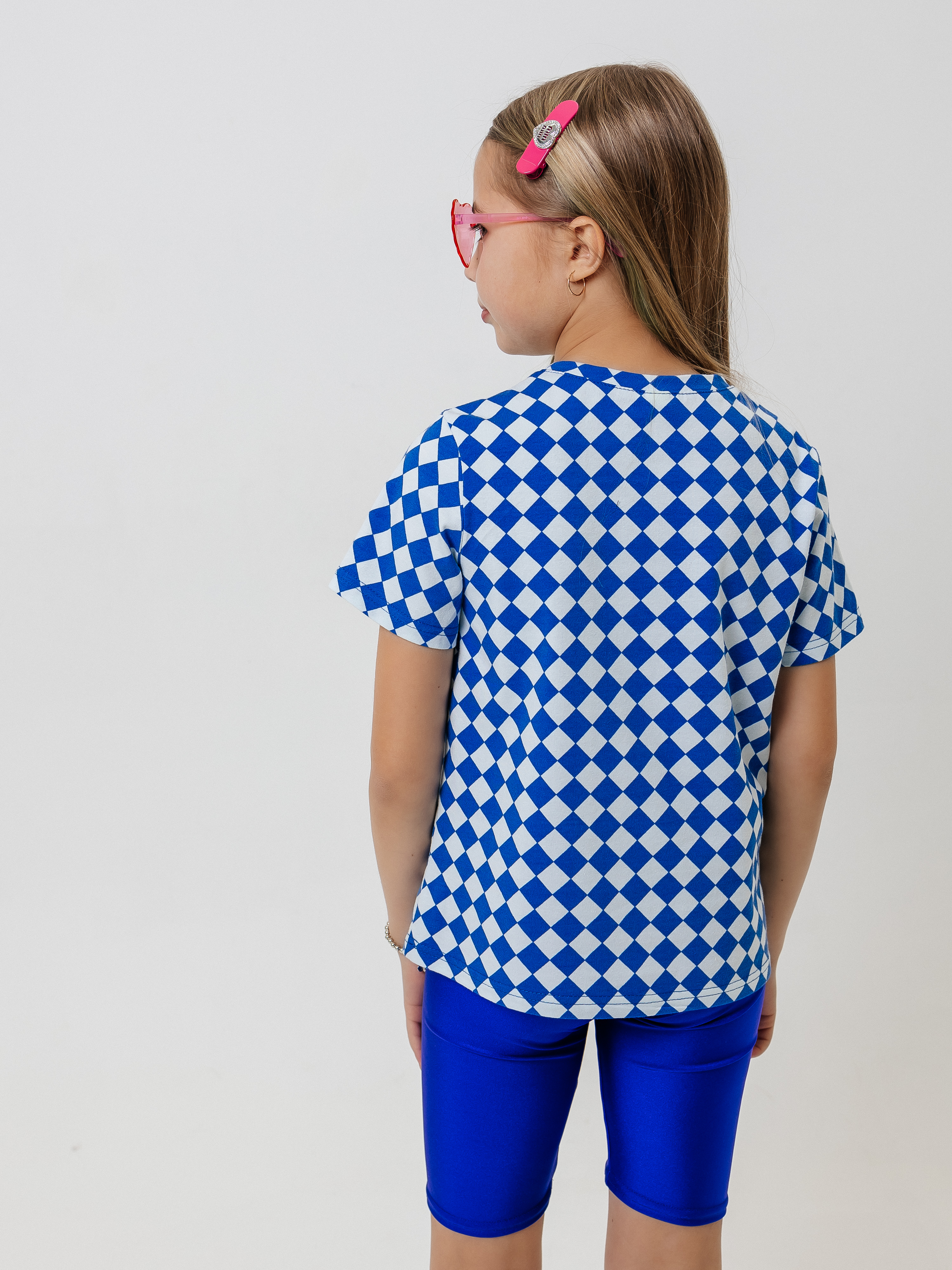 Футболка Селтекс Ю_ФК34 ромбы электрик - фото 8