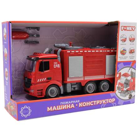 Конструктор Funky Toys Пожарная машина сборная игровая модель