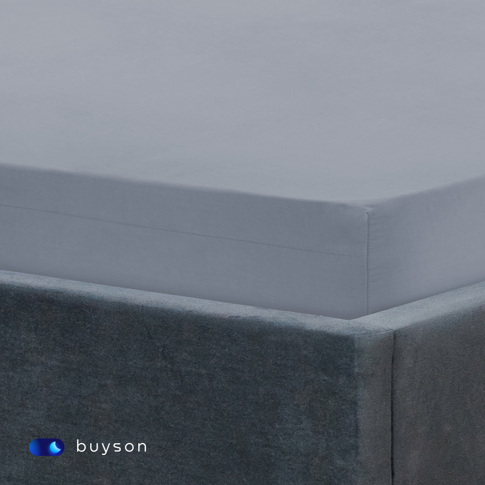 Простыня buyson BuyDream 140 x 200 см на резинке 1 шт. - фото 3