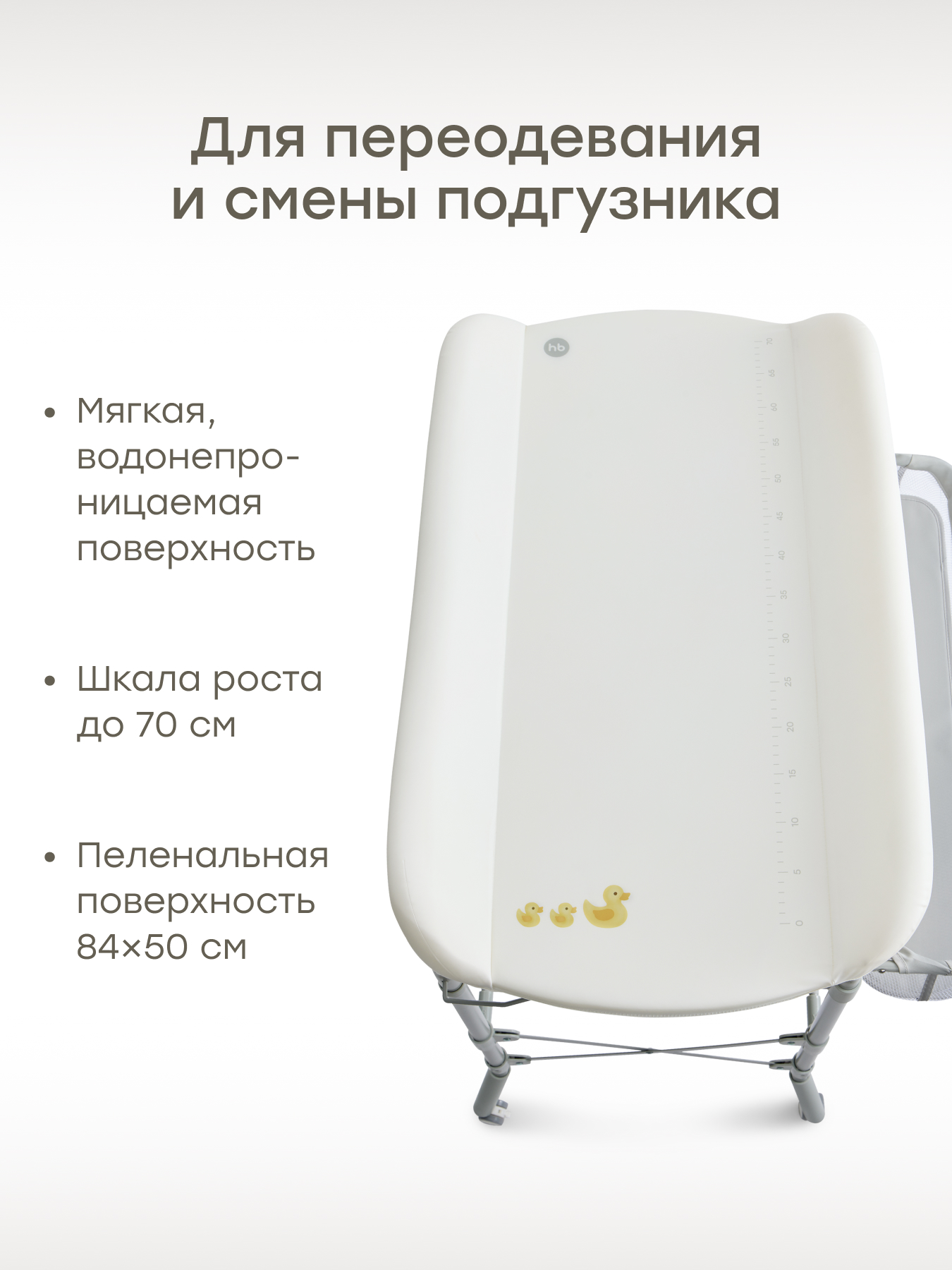 Пеленальный столик Happy Baby с ванночкой для купания - фото 6