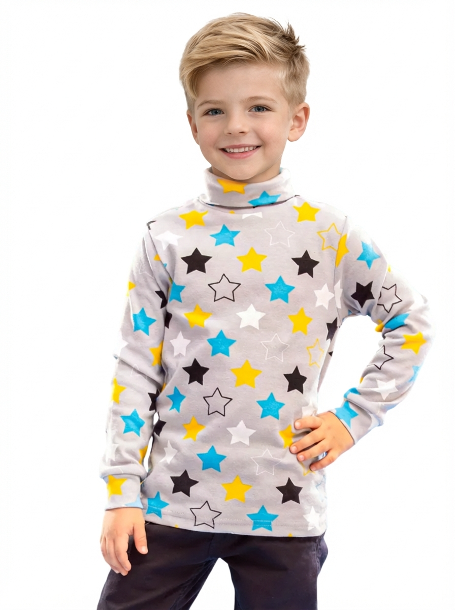 Водолазка TOTEMFOX 231РНАБ2(2)F/желтые звезды - фото 1