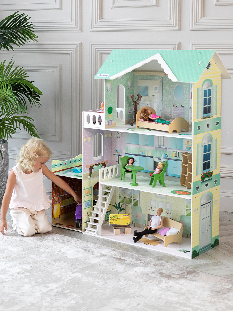 Домик для кукол PAREMO 118 см с мебелью PD318-13 - фото 2