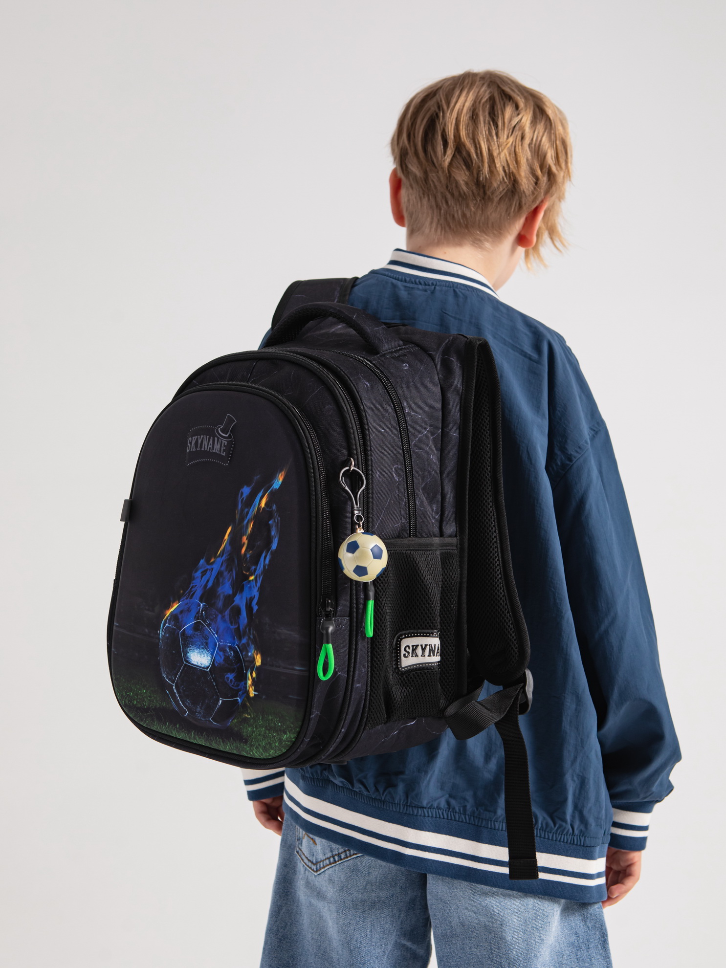 Рюкзак SkyName анатомическая спинка + брелок - фото 7