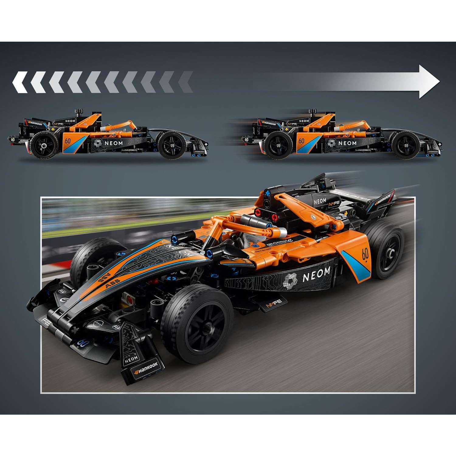 Конструктор LEGO Technic McLaren Formula E Race Car блочный - фото 10