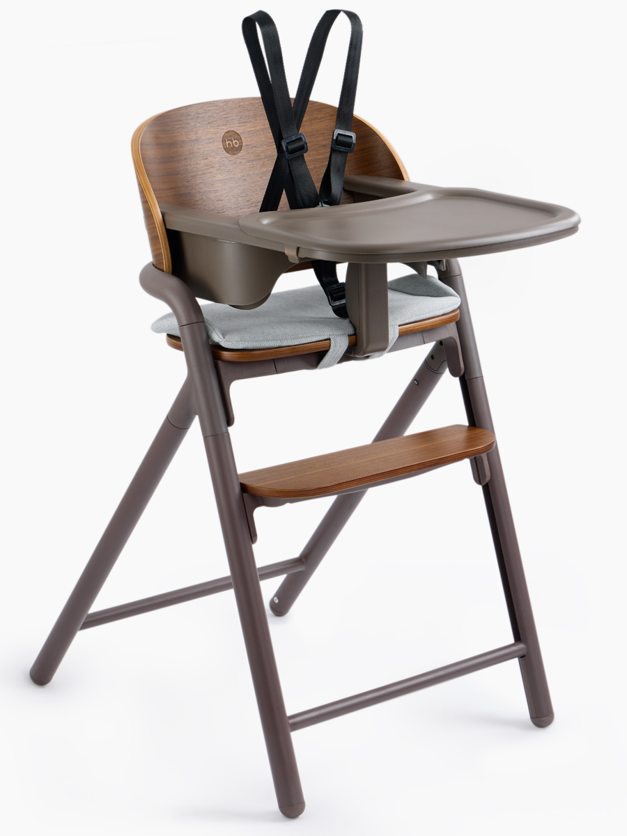 Стульчик для кормления Happy Baby Vincent коричневый - фото 1