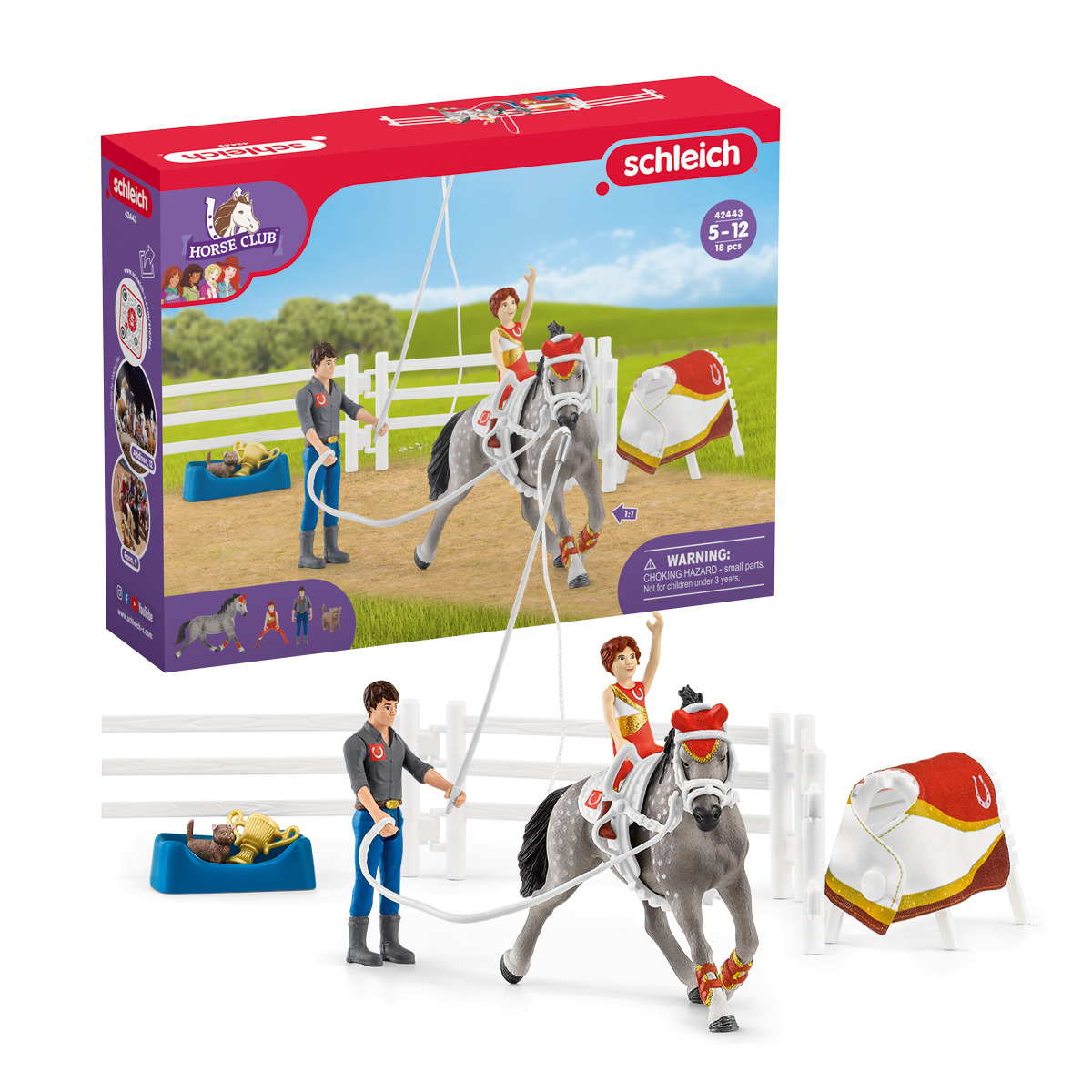 Игровой набор SCHLEICH Набор Мии для занятий прыжками - фото 1