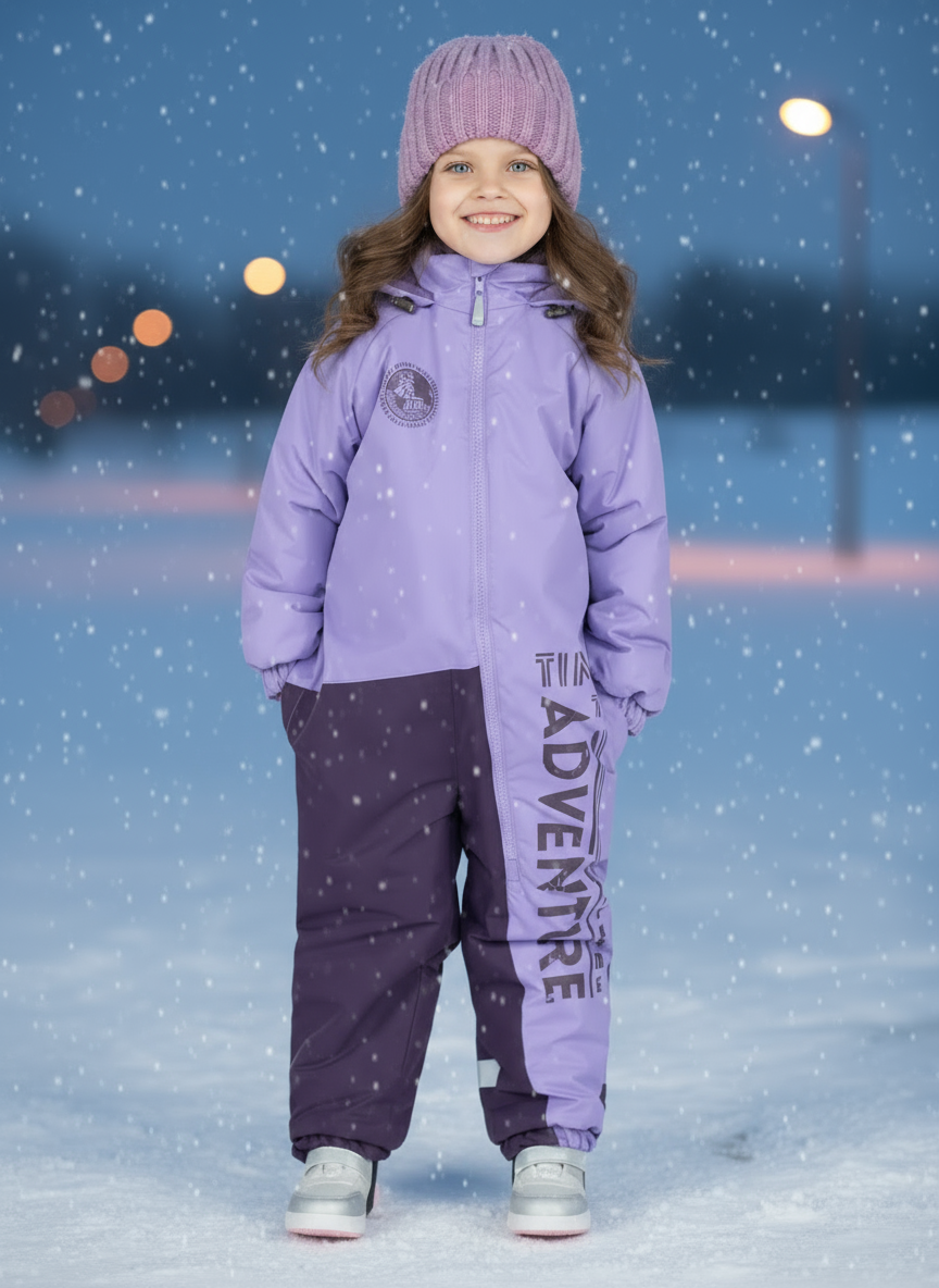 Комбинезон Arctic kids 30-038 сирень - фото 2