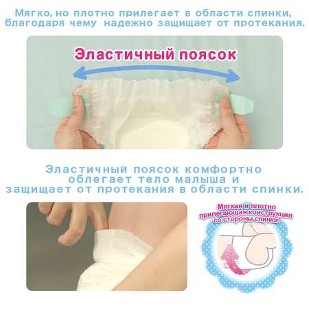 Подгузники Moony S (4-8 кг) 81 шт.