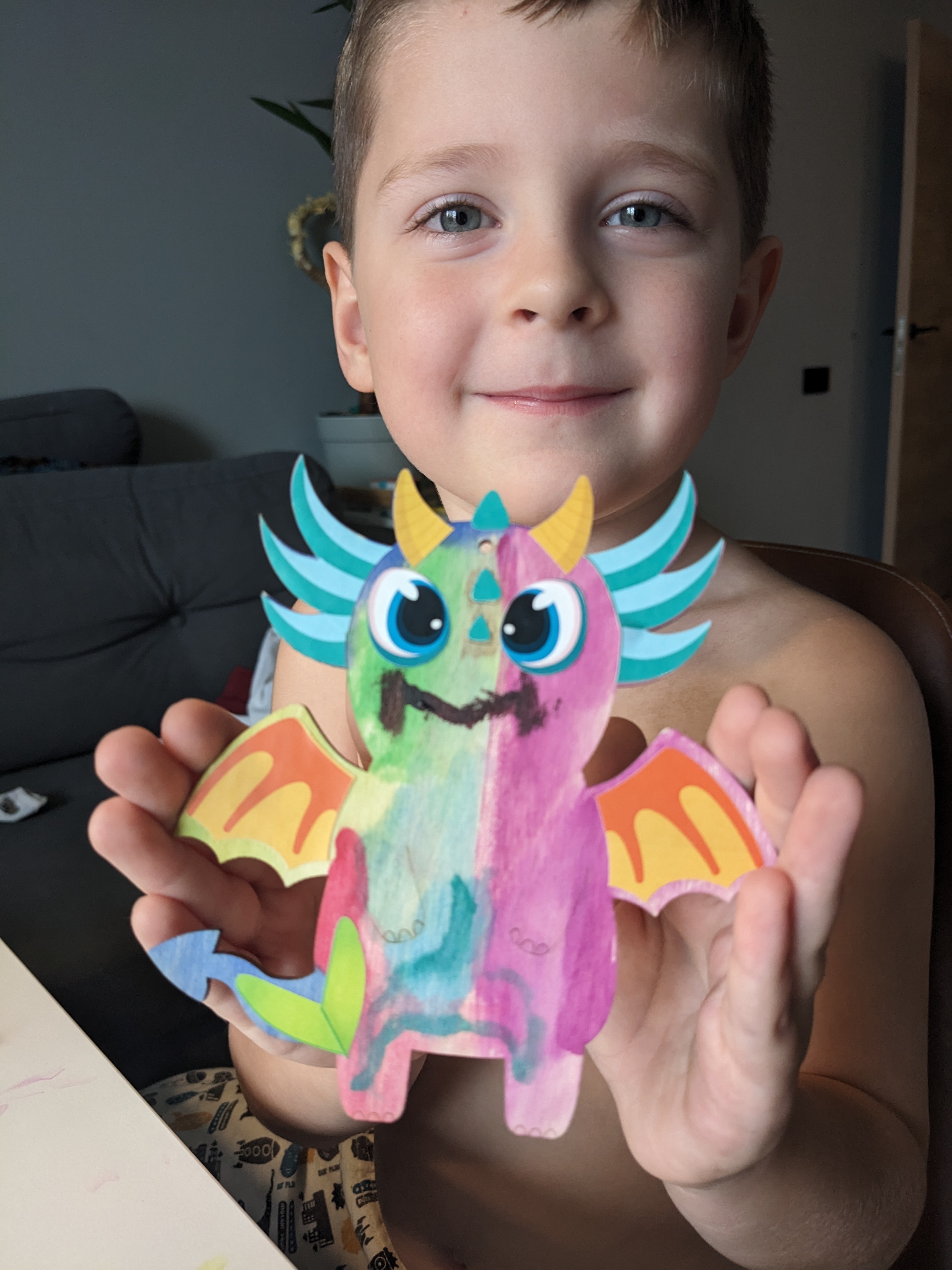 Набор для творчества HappyLine Декор Креативные дракончики роспись красками - фото 7