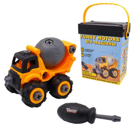 Конструктор Funky Toys Бетономешалка сборная игровая модель