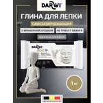 Масса для лепки Darwi самоотвердевающая белая 1 кг