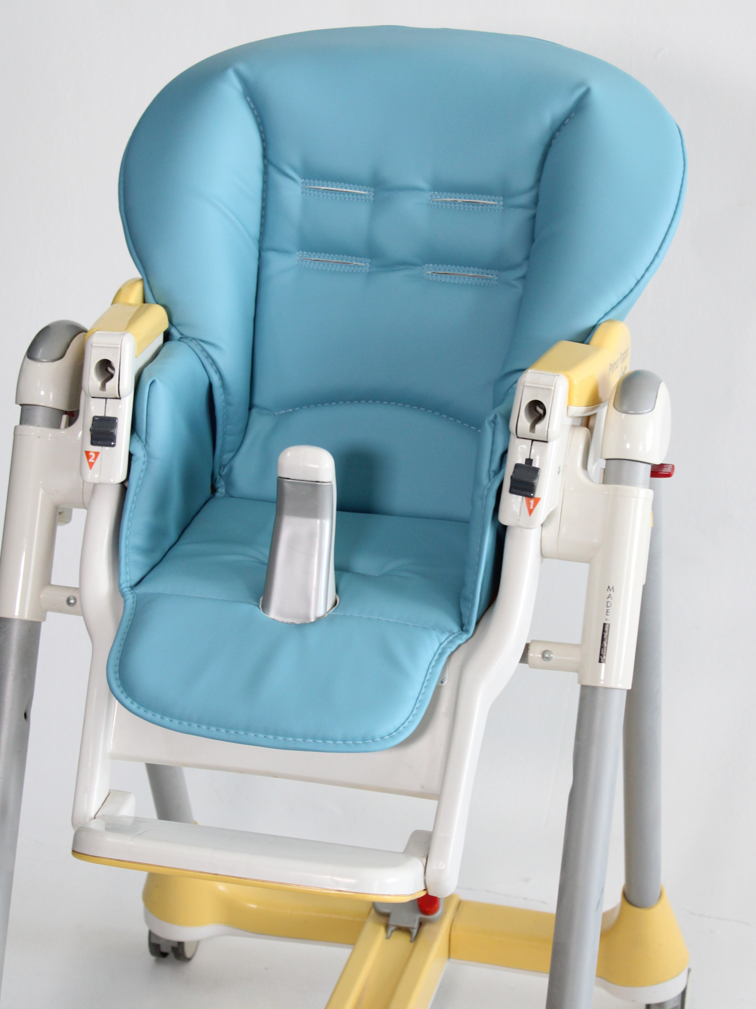 Чехол из экокожи Чехольчик ОК на стульчик для кормления Peg perego Prima Pappa Diner голубой - фото 4