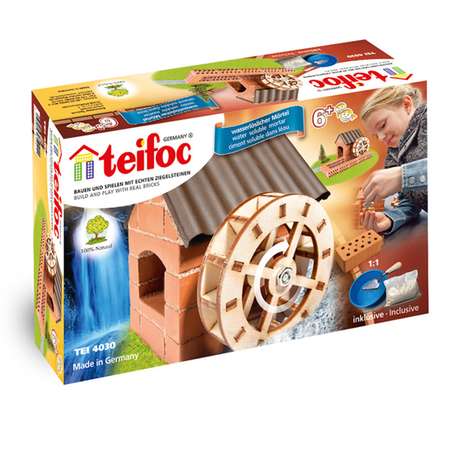 Конструктор teifoc Водяная мельница сборная игровая модель