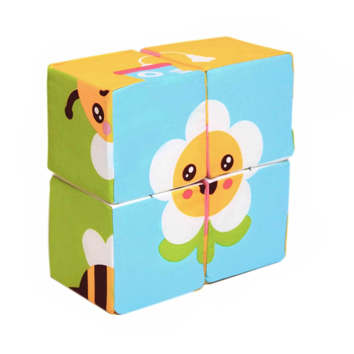 Игрушка BABY CO кубики Малышарики - фото 6