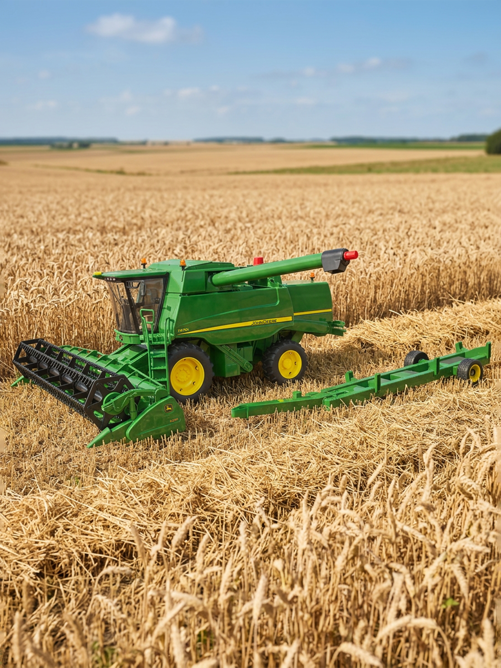 Комбайн Bruder John Deere T670i 02-132 - фото 1