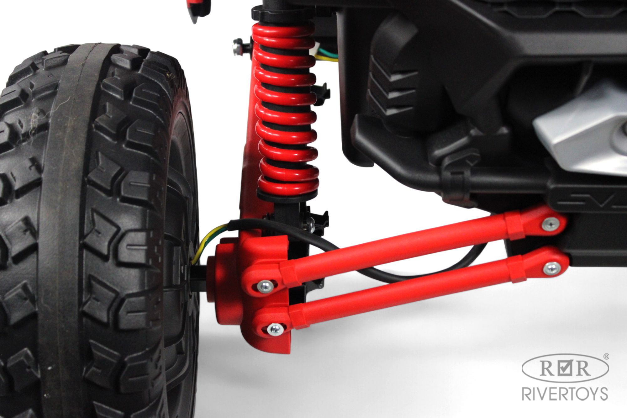 Электромобиль RIVERTOYS Z707ZZ-RED С пультом ДУ - фото 8