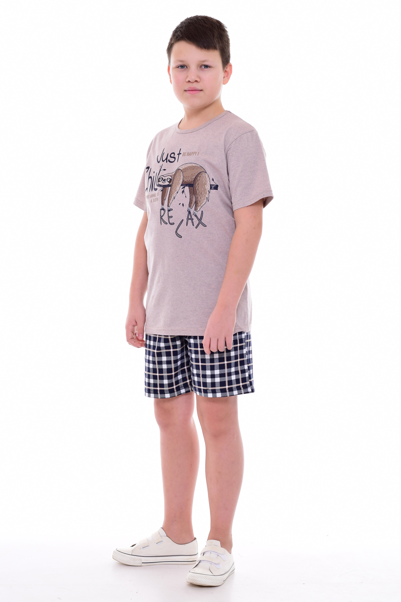 Пижама Новое кимоно 7-282 (бежевый) [НК] - фото 3