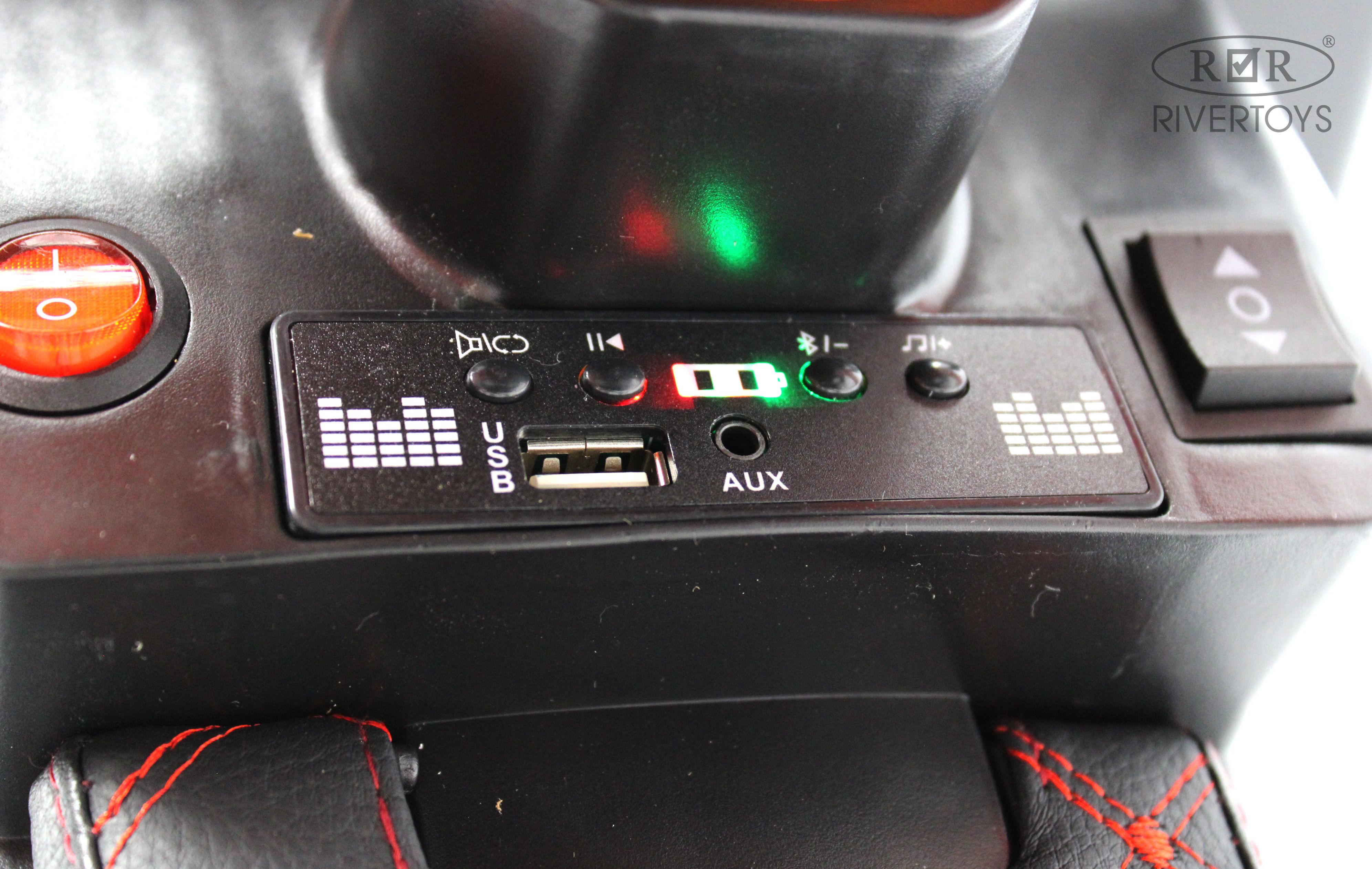 Электромобиль RIVERTOYS G005GG-ORANGE С пультом ДУ - фото 18