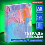 Тетрадь со сменным блоком Brauberg клетка 120 лист.