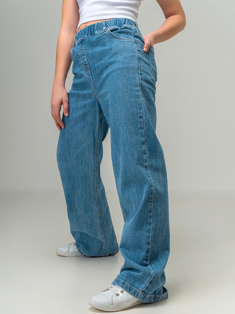 Джинсы HappyFox HF00811св.синий - фото 3