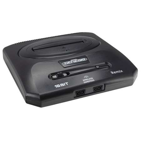 Игровая приставка для детей Retro Genesis Remix Wireless (8+16Bit) + 600 игр / AV кабель / 2 беспроводных джойстика