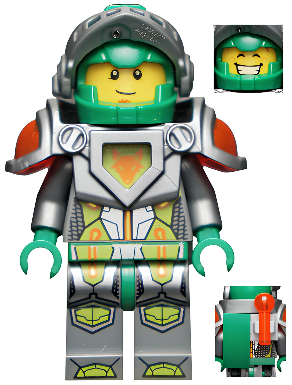 Изображение товара Минифигурка LEGO Nexo Knights Аарон Фокс с визором и броней Изображение товара Минифигурка LEGO Nexo Knights Аарон Фокс с визором и броней