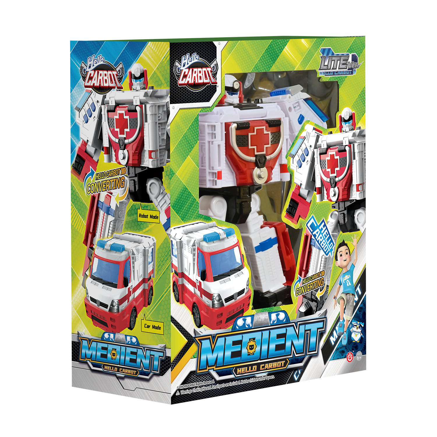 Игровой набор Hello Carbot Трансформер Medient 21 см S7 - фото 3