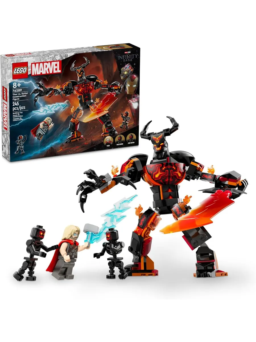 Конструктор LEGO Marvel Super Heroes Тор против Суртура 245 дет. - фото 3