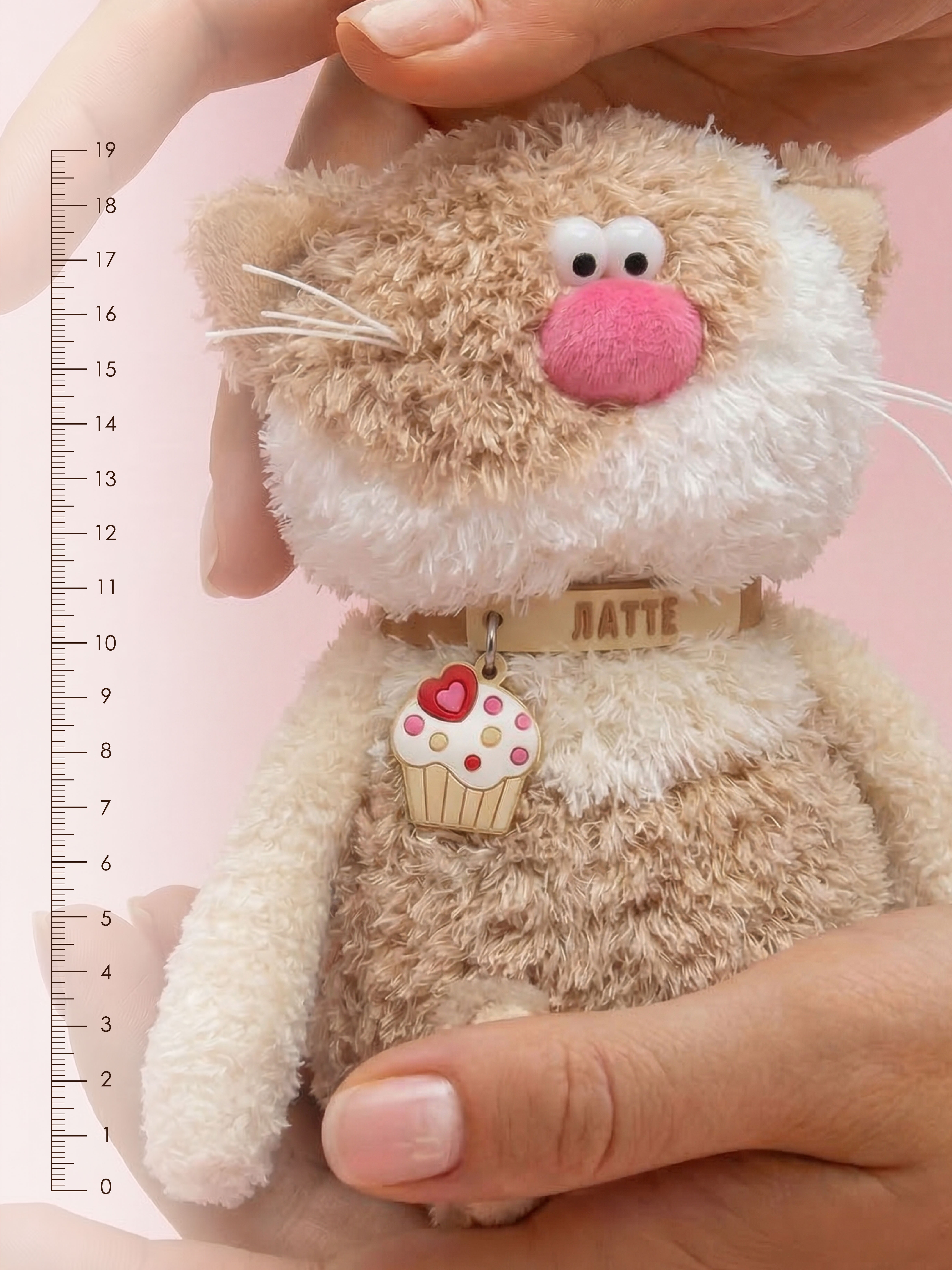 Мягкая игрушка BUDI BASA Кофейный Кот Латте - фото 4