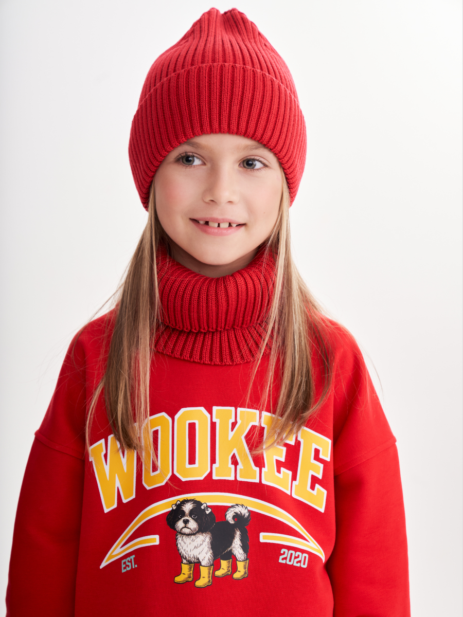 Комплект wookee Шапка_СнудКрасный - фото 11