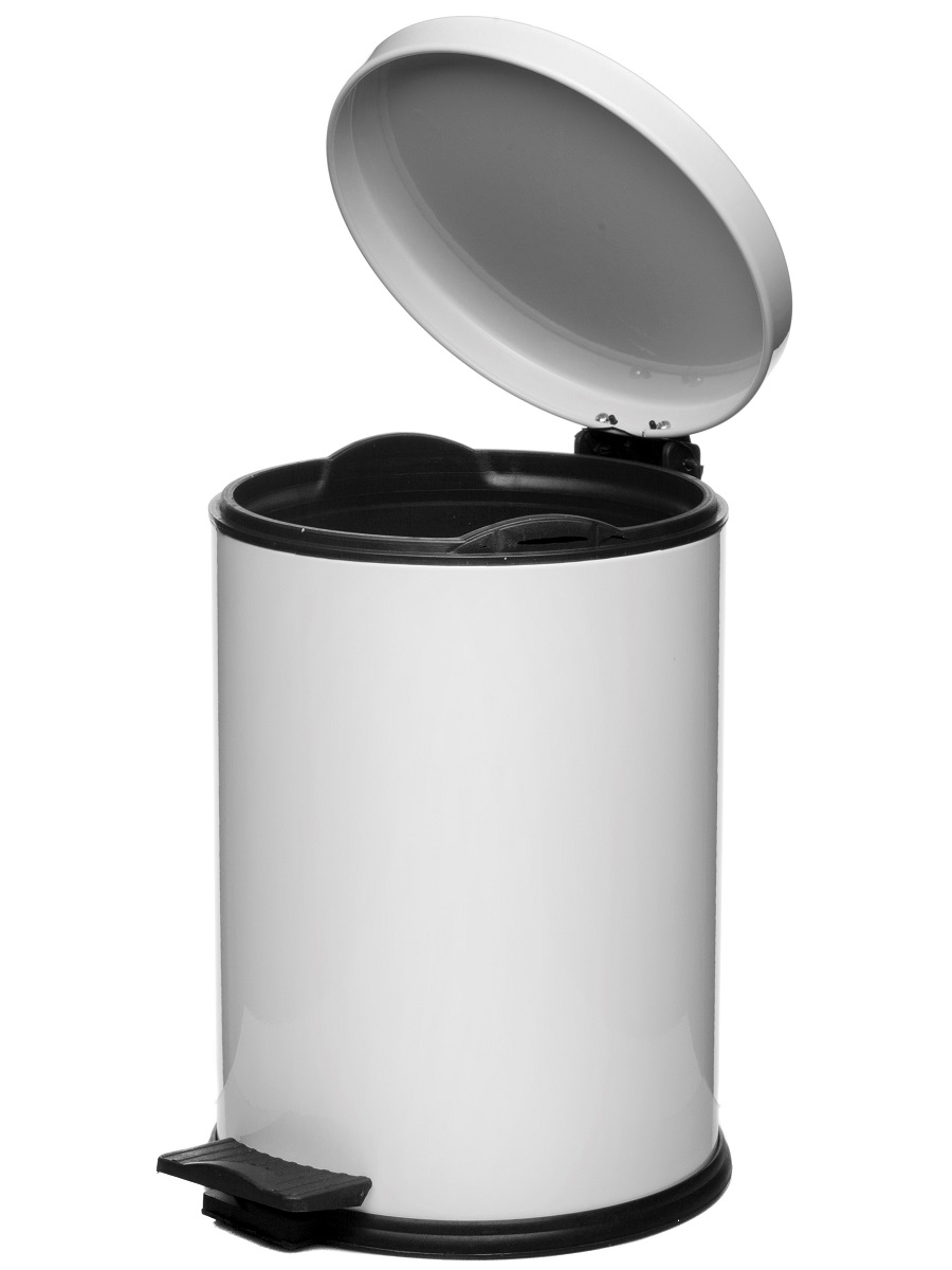 Ведро для мусора NAVAKO Aquila 12L White - фото 2