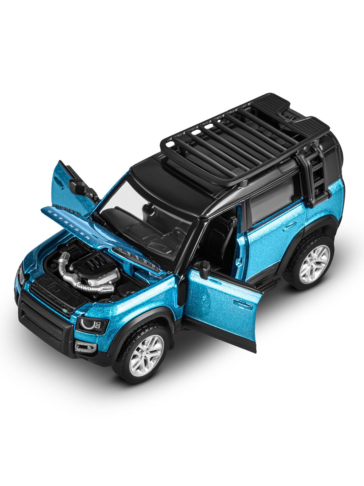 Автомобиль АВТОпанорама Land Rover Defender 110 Сборная модель 1:43 JB1251721 - фото 16