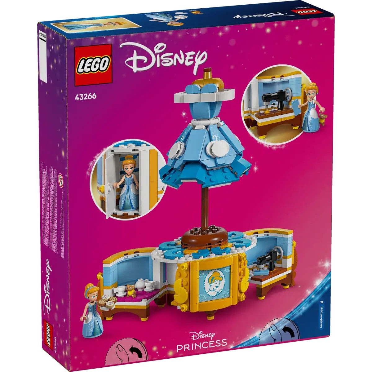 Конструктор LEGO Disney Princess Платье Золушки блочный - фото 6
