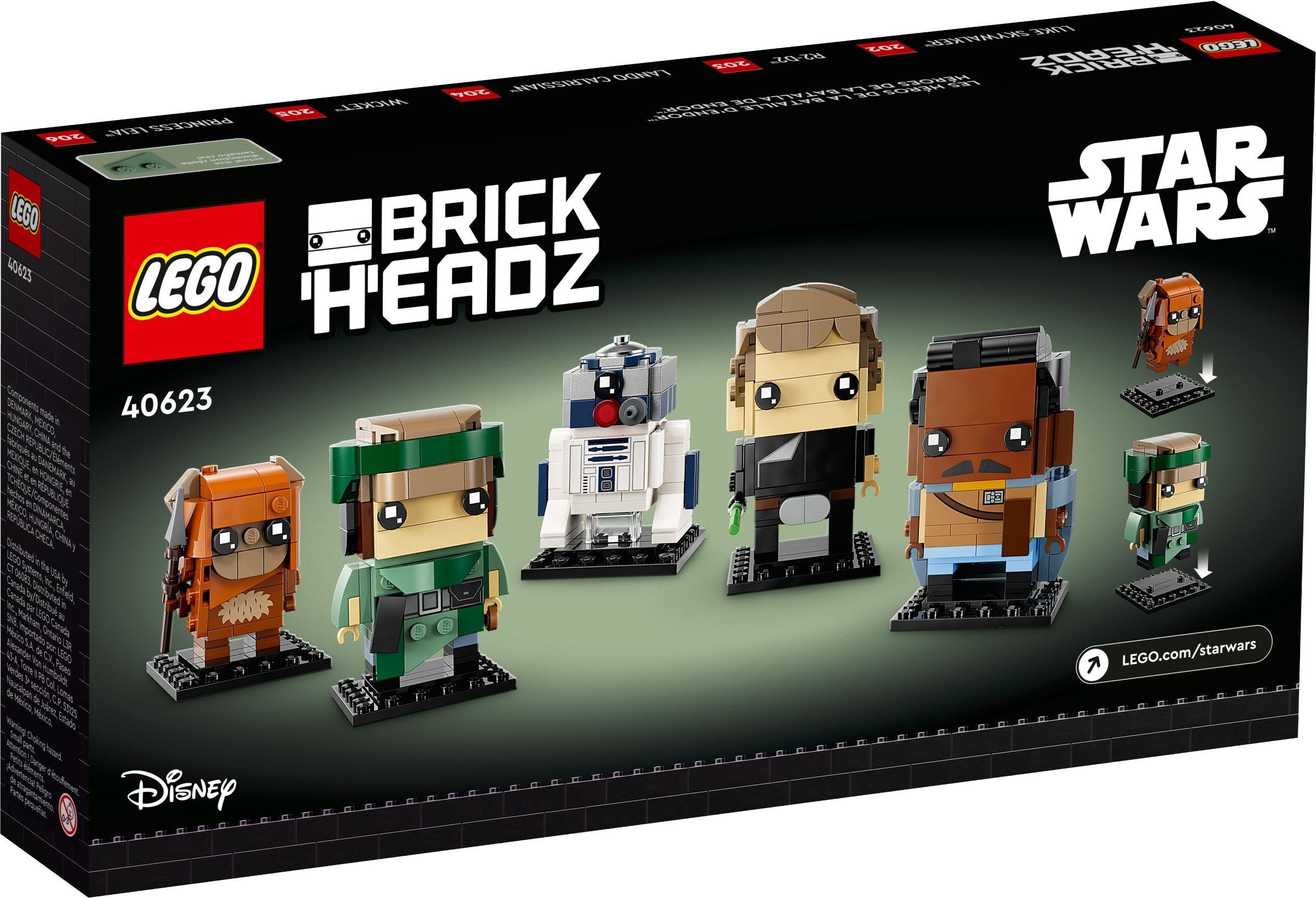 Конструктор LEGO BrickHeadz 40623 549 дет. - фото 3