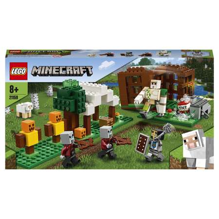 Конструктор LEGO Minecraft Аванпост разбойников блочный