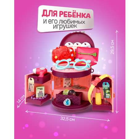 Игрушка 1TOY туалетный столик, фен, косметика, бижутерия