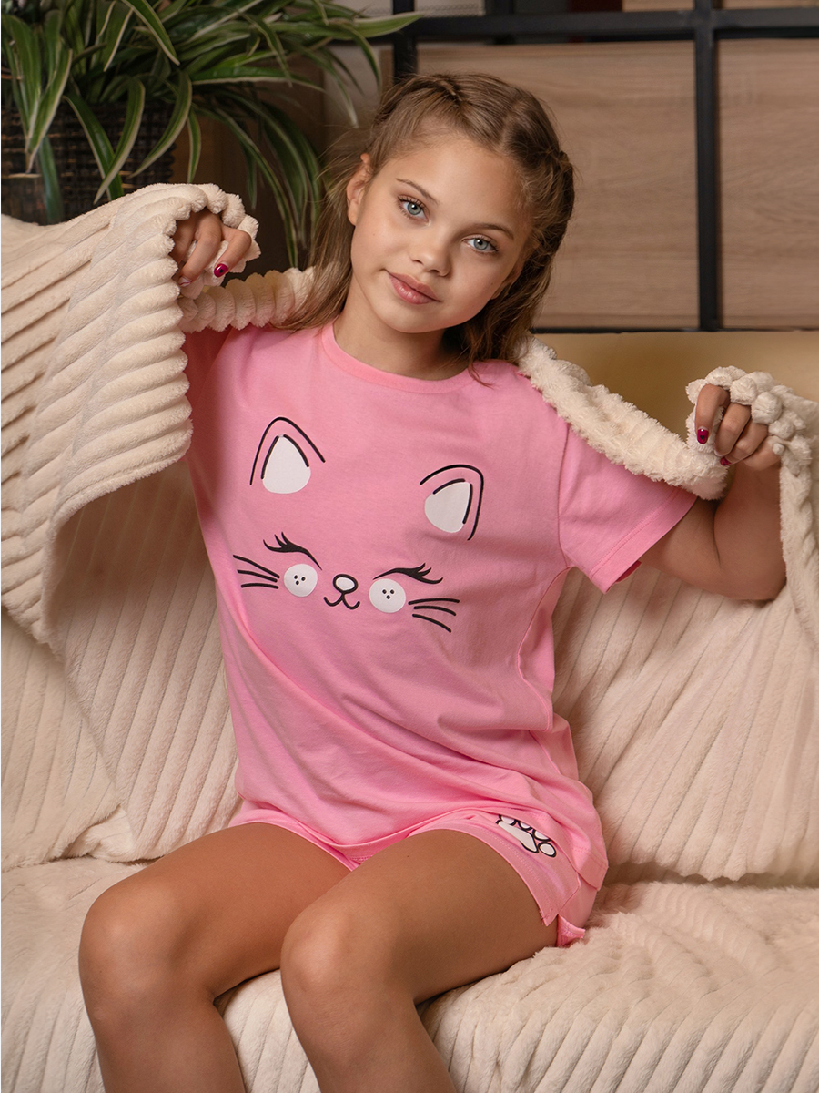 Пижама HappyFox HF9148розовый - фото 11