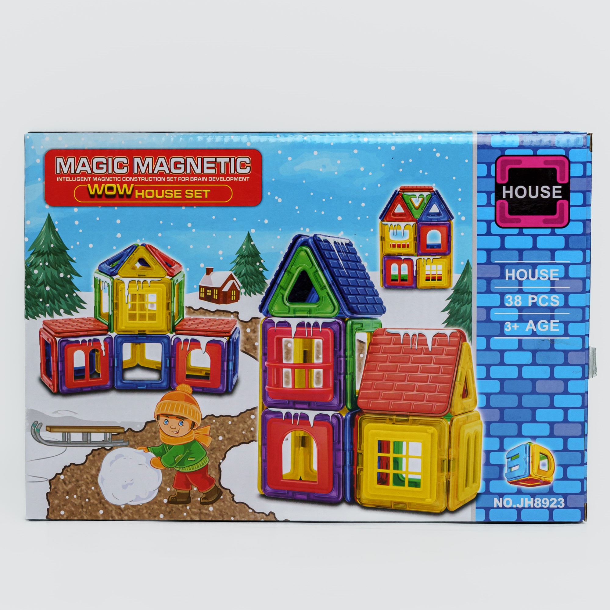 Конструктор Крибли Бу магнитный 38 дет. - фото 1